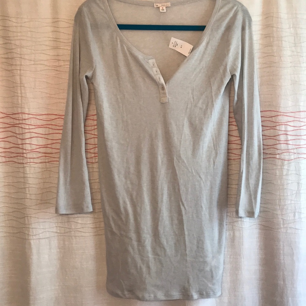 Oatmeal Henley shirt